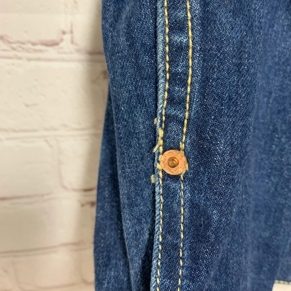 Vintage Levi's Type 1 Trucker 70534-9951 Jean Jacket Size L - Picture 7 of 9